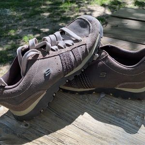 Skechers USA Size 7.5 Brown Suede Leather Vintage!